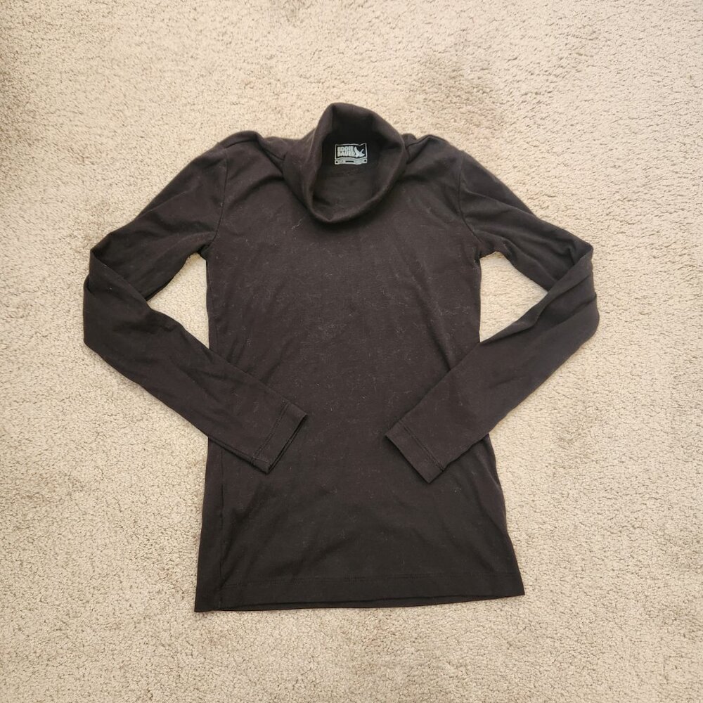 Eddie Bauer Black Turtleneck Sweater XS